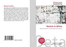 Portada del libro de Racism in Africa
