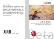 Portada del libro de Adam Ondra