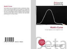 Portada del libro de Watt's Curve