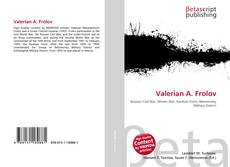 Portada del libro de Valerian A. Frolov