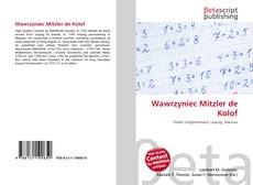 Wawrzyniec Mitzler de Kolof的封面