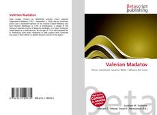 Buchcover von Valerian Madatov