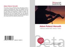 Portada del libro de Adam Paloczi Horvath