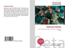 Bookcover of Valerian Onitiu
