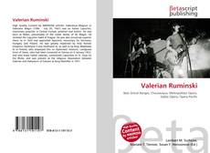 Bookcover of Valerian Ruminski