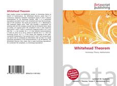 Portada del libro de Whitehead Theorem