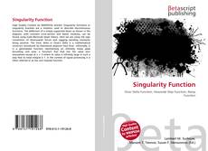 Portada del libro de Singularity Function