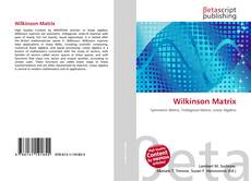 Portada del libro de Wilkinson Matrix