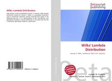 Portada del libro de Wilks' Lambda Distribution