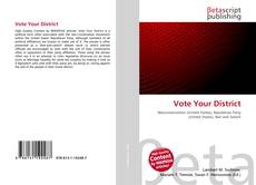 Portada del libro de Vote Your District