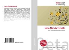 Bookcover of Uma Nanda Temple