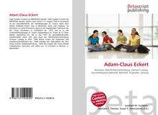 Borítókép a  Adam-Claus Eckert - hoz