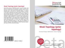 Buchcover von Weak Topology (polar topology)