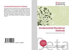 Umabaisaheb Khanderao Dabhade kitap kapağı