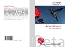 Bookcover of Rufous Motmot