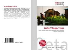 Bookcover of Wake Village, Texas