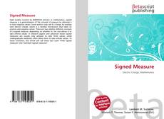 Bookcover of Signed Measure