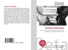 Bookcover of Yanbian University