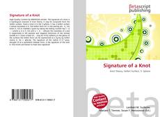 Bookcover of Signature of a Knot