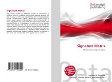 Bookcover of Signature Matrix