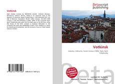 Bookcover of Votkinsk