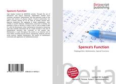 Bookcover of Spence's Function