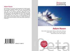 Capa do livro de Adam Rosen 