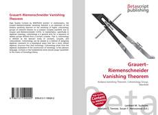 Bookcover of Grauert–Riemenschneider Vanishing Theorem
