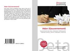 Copertina di Adan (Gouvernement)