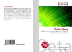 Buchcover von Xavier Bécas