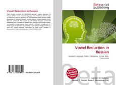 Bookcover of Vowel Reduction in Russian