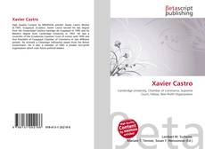 Bookcover of Xavier Castro