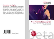 Portada del libro de Vox Femina Los Angeles