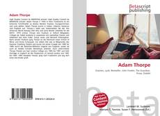 Bookcover of Adam Thorpe