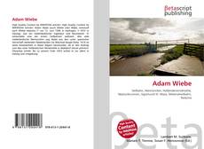 Bookcover of Adam Wiebe
