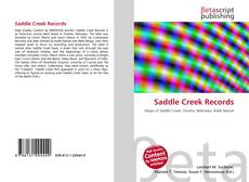 Portada del libro de Saddle Creek Records