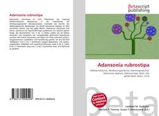 Capa do livro de Adansonia rubrostipa 