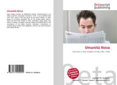 Buchcover von Umanità Nova