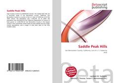 Portada del libro de Saddle Peak Hills