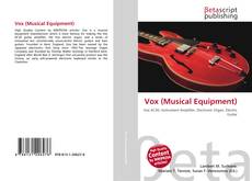 Bookcover of Vox (Musical Equipment)