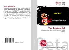 Portada del libro de Vox Continental