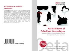 Portada del libro de Assassination of Zelimkhan Yandarbiyev