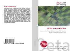 Portada del libro de Waki Commission