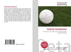 Capa do livro de Valerijs Semjonovs 