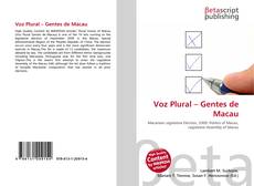 Voz Plural – Gentes de Macau的封面