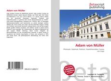 Portada del libro de Adam von Müller