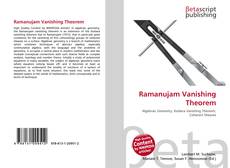 Borítókép a  Ramanujam Vanishing Theorem - hoz