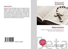 Portada del libro de Adamantius