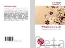 Portada del libro de Wilhelm Ackermann