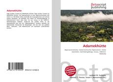 Adamekhütte kitap kapağı